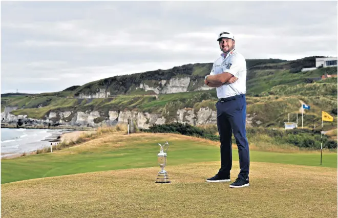  ??  ?? Exciting: Graeme Mcdowell (left) at Royal Portrush with the Claret Jug, presented to each year’s Open winner, was among those to push for the major’s return to Northern Ireland. The last time it was held outside the British mainland was in 1951 (below)...