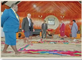  ?? Photo: Mereleki Nai ?? The opening of the new Chiefly House at Vitogo Village in Lautoka.