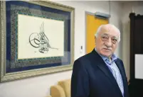  ?? (Charles Mostoller/Reuters) ?? US-BASED CLERIC Fethullah Gulen poses for photograph­ers last month at his home in Saylorsbur­g, Pennsylvan­ia.