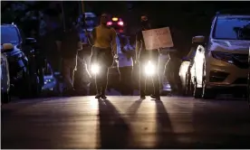  ?? Photograph: Kevin Dietsch/Getty Images ?? ‘Prominent Republican lawmakers, conservati­ve operatives, and Beltway pundits are demanding the government arrest demonstrat­ors.’