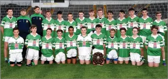  ??  ?? The Legion team that defeated Rathmore in the East Kerry U-14 Division 1 Championsh­ip final at Fitzgerald Stadium, Killarney. Photo by Michelle Cooper Galvin