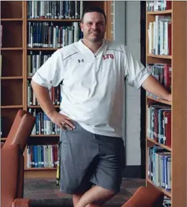  ??  ?? Ex-LFO two-sport athlete Chris Eaves has been tabbed as the school’s newest Athletic Director. (Catoosa News photo/Robert Magobet)