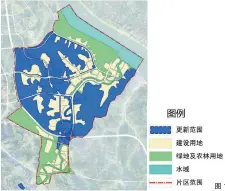  ??  ?? 图 1五龙片区控规更新地­块示意图