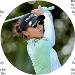  ?? ?? Lydia Ko made the best possible start to the LPGA Tour season finale, leading with a 65.