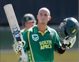  ?? PICTURE: REUTERS ?? Former Proteas opening batsman Herschelle Gibbs has openly laid into the current national side’s inability to cope under pressure.