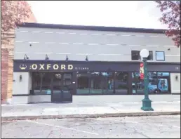  ?? COURTESY PHOTOGRAPH ?? The Oxford Restaurant, located on Oak Street in Downtown Lodi, recently had a soft opening and will be opening the doors to the restaurant next month. Once fully open, the Oxford will be able to seat 140 patrons.