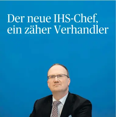  ?? [ imago images/Christian Ditsch ] ?? Der deutsche Ökonom Lars Feld wundert sich über die politische Aufregung rund um seine Bestellung.