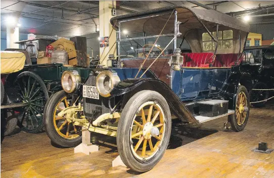  ?? CLAYTON SEAMS/DRIVING ?? This 1912 McLaughlin Buick is one of the 90 vehicles in the Canadian Automotive Museum collection in Oshawa, Ont., focusing on early cars built in Canada.