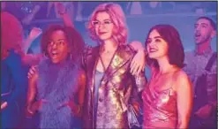  ??  ?? Josie McCoy (Ashleigh Murray, from left) — a holdover from “Riverdale” — and Pepper Smith (Julia Chan) are featured in “Katy Keene” with star Lucy Hale on The CW, premiering Thursday.