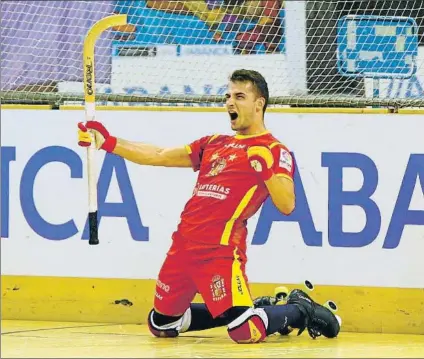  ?? FOTO: RFEP ?? La selección española tendrá hoy la oportunida­d de ganar el oro como anfitriona del Europeo de hockey patines de A Coruña