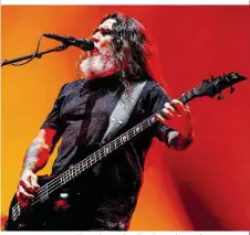  ??  ?? Tom Araya, 56, von Slayer ist auch schon lange im Business