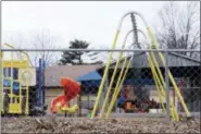  ?? ANNALIESE NURNBERG — MISSOURIAN VIA AP, FILE ?? In this file photo, the empty playground at Trinity Lutheran Church in Columbia, Mo. The Supreme Court has ruled that churches have the same right as other charitable groups to seek state money for new playground surfaces and other non-religious needs....