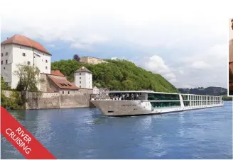  ?? Pictures: EMERALD WATERWAYS ?? CR RI UI VE SI R N G Five star floating hotel: Tasteful luxury aboard the latest river ships cruising the Danube and Rhine