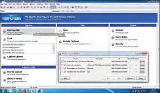  ??  ?? Figure 1: Selecting the interface list for packet analysis