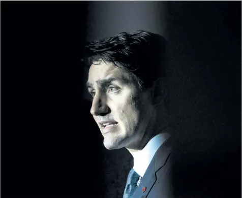  ?? SEAN KILPATRICK/ THE CANADIAN PRESS ?? Prime Minister Justin Trudeau’s Liberals are ushering out 2017 the same way they rang it in: In the midst of controvers­y over ethics and alleged elitism.