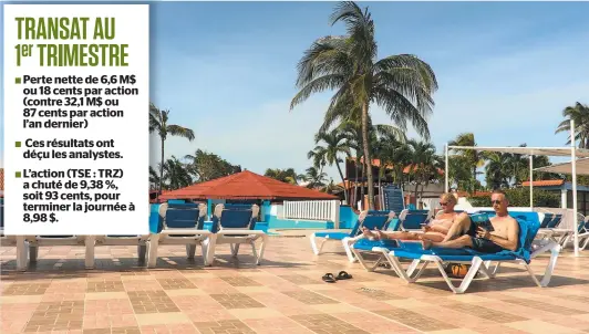  ?? PHOTO D’ARCHIVES, AFP ?? Contrairem­ent à de nombreux voyageurs qui ont tourné le dos à Cuba en raison des ouragans cet automne, ces touristes ont profité des chauds rayons du soleil et d’un hôtel peu achalandé à Santa Lucia, en octobre dernier.