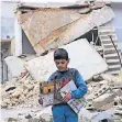  ?? FOTO: DPA ?? Junge im zerstörten Aleppo.