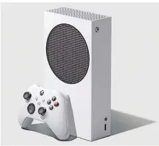  ?? FOTO: MICROSOFT/DPA-TMN ?? Hersteller Microsoft will seine Xbox S am 10 November ins Rennen gegen Kontrahent Sony schicken.