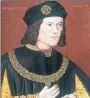  ??  ?? Painting of Richard III