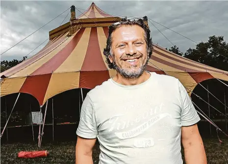  ?? Foto: Petr Kozlík, MAFRA ?? Zakladatel Jiří Turek se profesioná­lně věnoval pantomimě, v čele festivalu Letní Letná stojí od jeho založení.