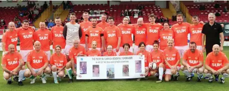  ??  ?? The Sligo University Hospital team, runners up in the Paddy McCarrick Memorial Tournament.