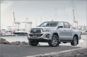  ??  ?? WINNER: Toyota’s Hilux shrugged off problems such as the credit squeeze and lingering drought to smash the Australian pick-up sales record with 51,705 sales in 2018.