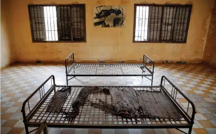  ?? (Reuters) ?? A TORTURE chamber in Cambodia. Why did some in the West support it?