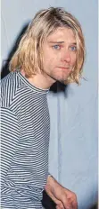  ?? FOTO: IMAGO ?? Verzweiflu­ng im Blick: Kurt Cobain während der MTV Music Video Awards im Jahr 1993.