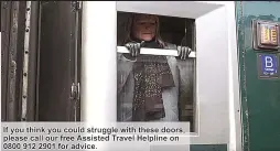  ??  ?? Step back in time: Footage from the ScotRail video guide