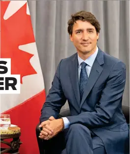  ?? (Michael Brochstein / SOPA/SIPA) ?? Canada’s Prime Minister Justin Trudeau currently lives at Rideau Cottage.