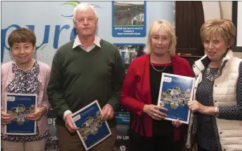  ??  ?? Fionnuala O’Reilly, Peter McDonald, Anne Hogan and Susan McFarlane from Glenealy.