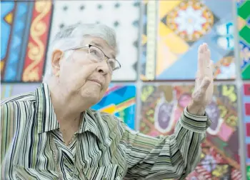  ??  ?? Socorro Juliá Fernández cumple 84 años el 4 de mayo y continúa muy activa, entre su misión en la Universida­d del Sagrado Corazón y su obra de ayudar al prójimo.