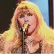  ?? Angela Weiss / AFP/Getty Images ?? Stevie Nicks was nominated to the Rock and Roll Hall of Fame as a solo artist.