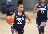  ?? Laurence Kesterson / Associated Press ?? Evina Westbrook will be an important player for the Huskies down the stretch and beyond.