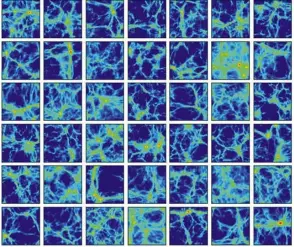  ?? ?? ▲
Each of the CAMELS project’s simulation­s reveals something different, in this case the variation in gas densities in a selection of model universes