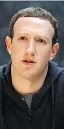  ??  ?? MARK ZUCKERBERG LOSES $4.9B IN EQUITY IN ONE DAY AS MARKET TURNS ON FACEBOOK