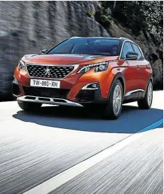  ??  ?? Er wurde 2017 gleich zweimal ausgezeich­net: der Peugeot 3008.