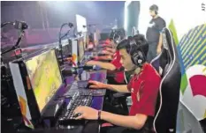  ??  ?? E-sport wurde in Indonesien erstmals bei den Asian Games gezeigt.