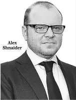  ??  ?? Alex Shnaider