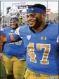  ?? Harry How Getty I mages ?? SHEA PITTS, a redshirt junior, wants a bowl championsh­ip for UCLA.