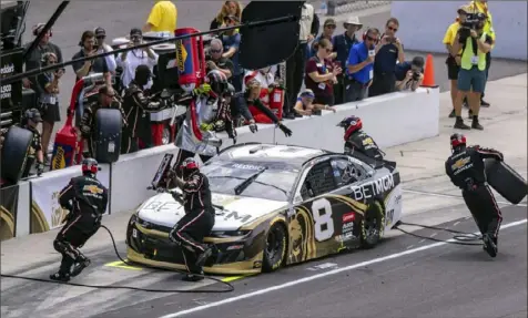  ?? Associated Press ?? Tyler Reddick, driver of the No. 8 car, above, and Richard Childress teammate Austin Dillon find themselves in “kind of a weird spot,” Reddick said.