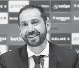  ?? Foto: Efe ?? Pablo Machín, presentado ayer como entrenador del Espanyol.