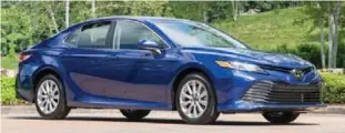 ??  ?? With up to 206 horsepower available, the Camry has never fielded a more intriguing range of choices. > 2018