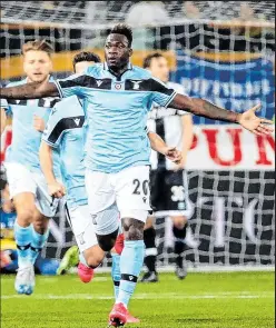  ?? Fotos: EFE ?? Felipe Caicedo está imparable con la Lazio de Italia.