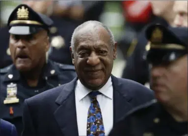  ?? MATT SLOCUM — THE ASSOCIATED PRESS ?? Bill Cosby arrives for his sentencing hearing at the Montgomery County Courthouse on Monday in Norristown.