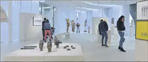  ?? (Photo Michael Alesi) ?? Sculptures, peintures, dessins... des oeuvres autour du thème de l’invisible et de la création sont exposées actuelleme­nt au musée Jean Cocteau.