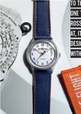  ??  ?? “THE WHITE LACQUER DIAL WITH THE BLUE NUMERALS IS A POSITIVE THROWBACK TO THE PAST. IF THERE’S ONE THING BELL &amp;ROSS HAS BEEN GREAT AT, IT’S ALWAYS BEEN DESIGN AND IT SHOWS WITH THE WATCH”