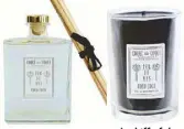  ??  ?? W/17 showcases the fragrances of the Mexican brand Coqui Coqui with products like scent diffusers. A whiff of the candle can transport you to the dazzling beaches of Tulum on the coast of the Gulf of Mexico, surrounded by Mayan ruins.