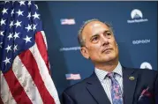  ?? BILL CLARK / CONGRESSIO­NAL QUARTERLY / NEWSCOM / ZUMA PRESS 2016 ?? U.S. Rep. Tom Marino, R-Pa., had been nominated to lead the Office of National Drug Control Policy. He led an effort to weaken the DEA’s ability to police drug distributo­rs.