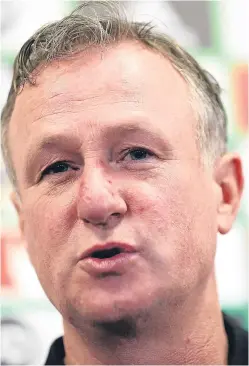  ?? PA. ?? Former Brechin City boss Michael O’Neill hopes to lead Northern Ireland to their first World Cup since 1986.